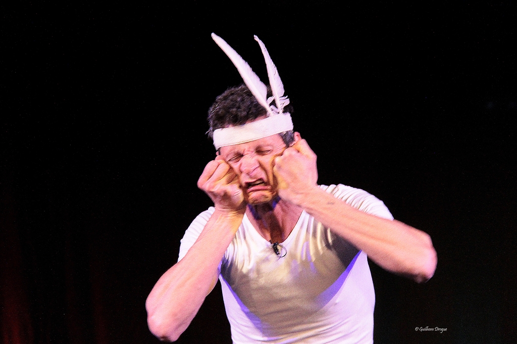 soirée Mimages fait son cirque à Saint-Sylvestre en Ardèche, festival du geste et du Mime, 2018, patrick Cottet-Moine