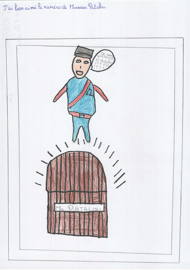 Dessins des enfants de l'école Lucien Roux de Saint-Georges-lès-bains en Ardèche, Mimages 2021