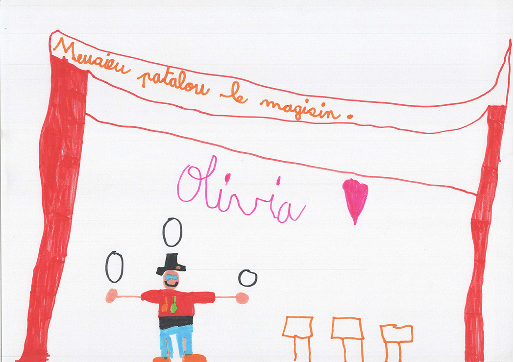 Dessins des enfants de l'école Lucien Roux de Saint-Georges-lès-bains en Ardèche, Mimages 2021