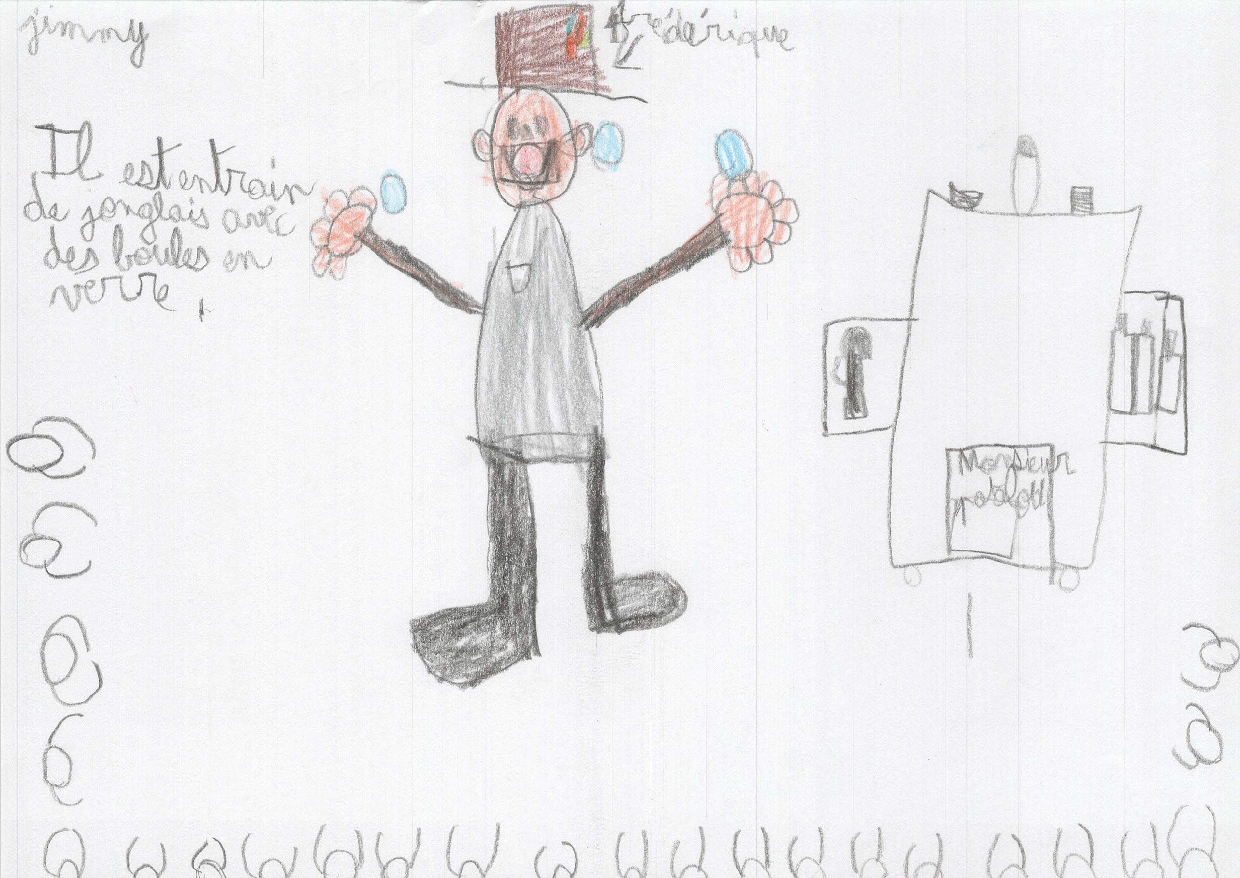 Dessins des enfants de l'école Lucien Roux de Saint-Georges-lès-bains en Ardèche, Mimages 2021