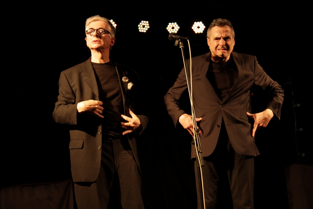 Festival Mimages , Mimages fait son cirque à Saint-Sylvestre, en Ardèche, Pierre Fatus et Philippe Escudié