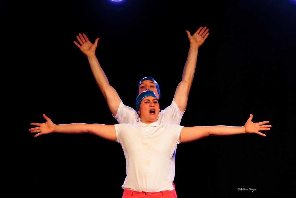 soirée Mimages fait son cirque à Saint-Sylvestre en Ardèche, festival du geste et du Mime, 2018, companie non de non