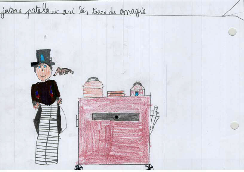 Dessins du CE2 de l'école publique d'Alboussière-Champis