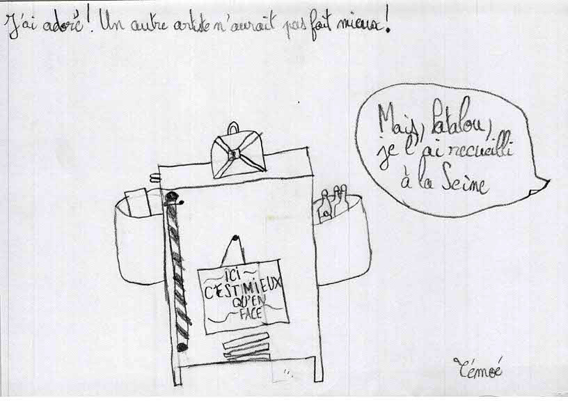 Dessins de l'école des Brémondières de Saint-Péray