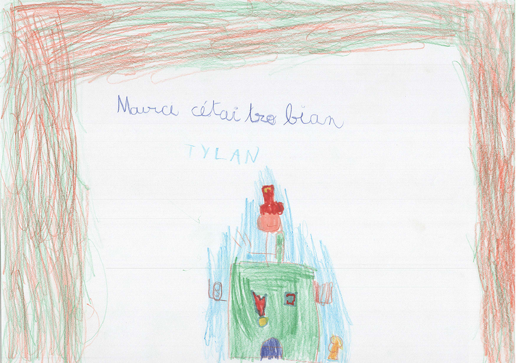 Dessins des enfants de l'école Lucien Roux de Saint-Georges-lès-bains en Ardèche, Mimages 2021