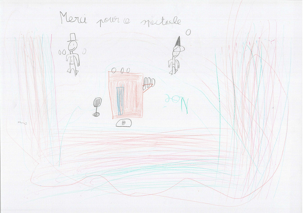 Dessins des enfants de l'école Lucien Roux de Saint-Georges-lès-bains en Ardèche, Mimages 2021