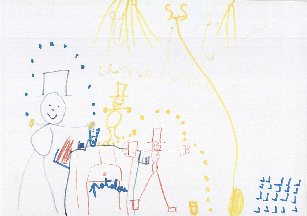 Dessins des enfants de l'école Lucien Roux de Saint-Georges-lès-bains en Ardèche, Mimages 2021