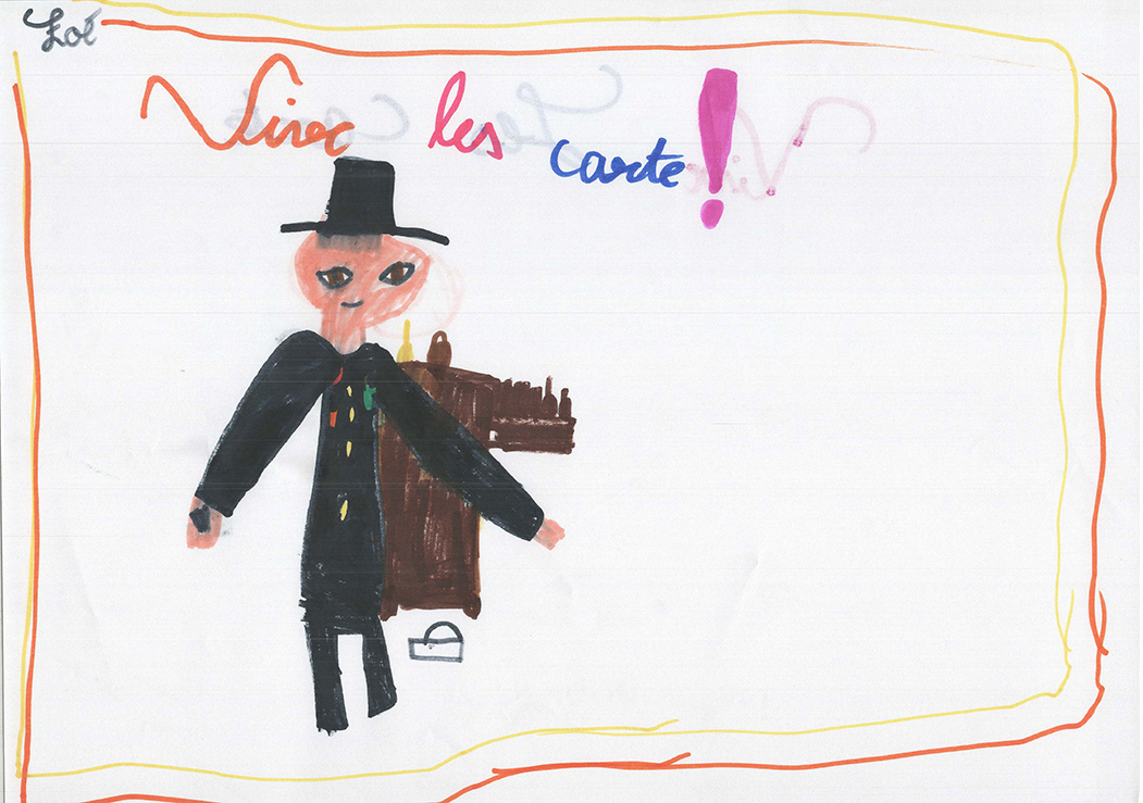 Dessins des enfants de l'école Lucien Roux de Saint-Georges-lès-bains en Ardèche, Mimages 2021