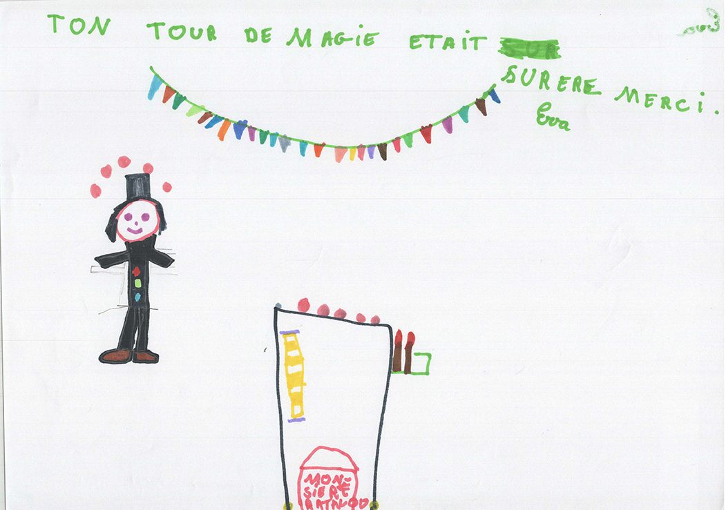 Dessins des enfants de l'école Lucien Roux de Saint-Georges-lès-bains en Ardèche, Mimages 2021