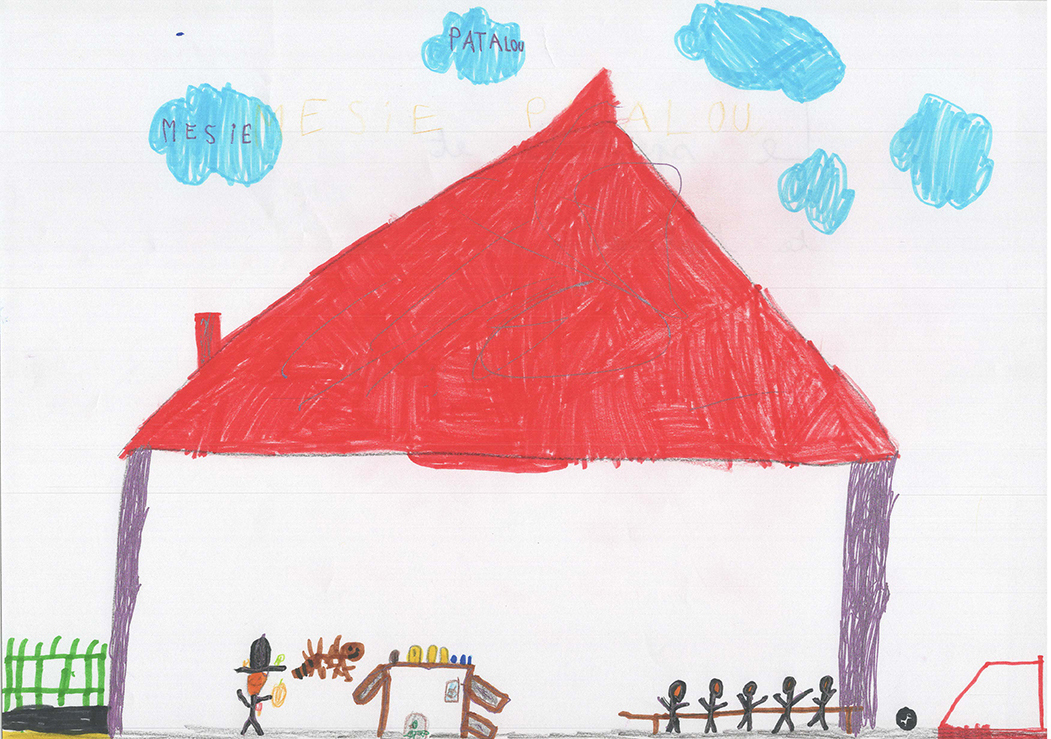 Dessins des enfants de l'école Lucien Roux de Saint-Georges-lès-bains en Ardèche, Mimages 2021