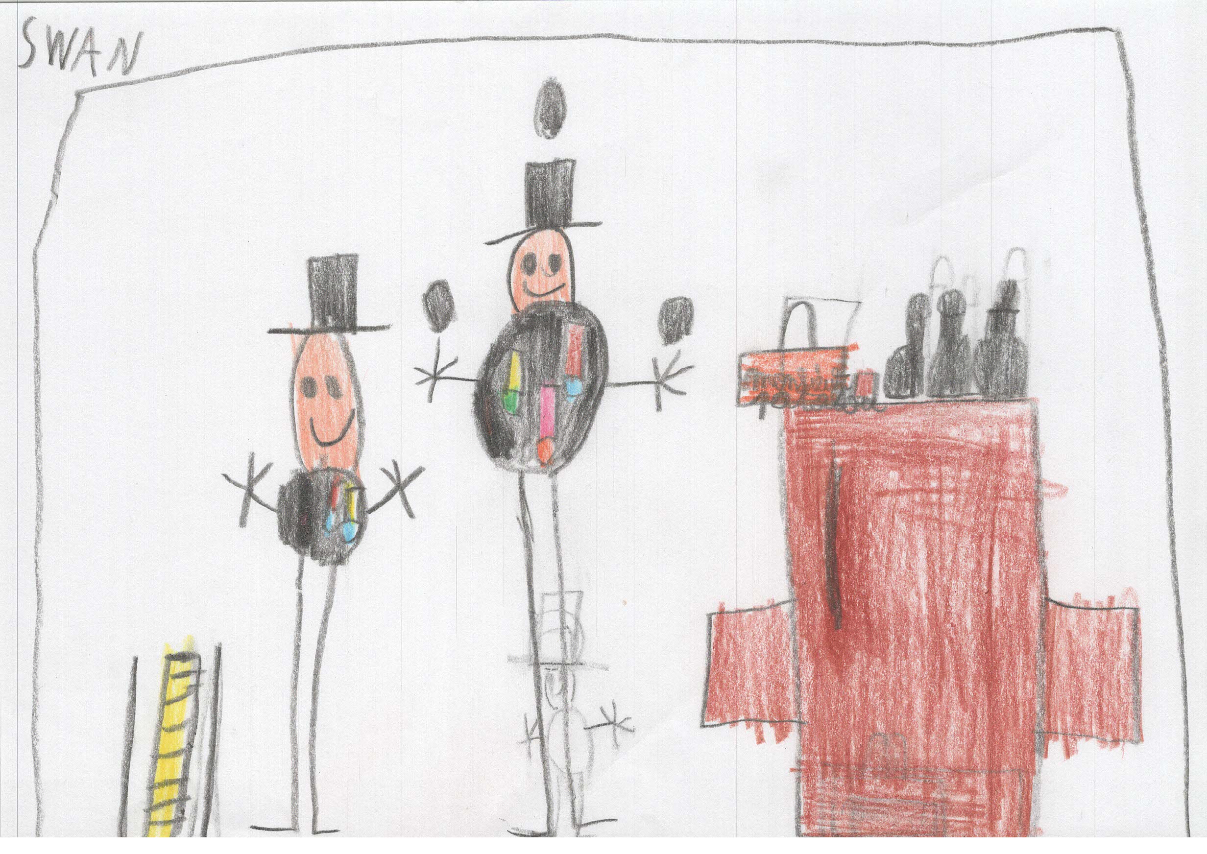 Dessins des enfants de l'école Lucien Roux de Saint-Georges-lès-bains en Ardèche, Mimages 2021