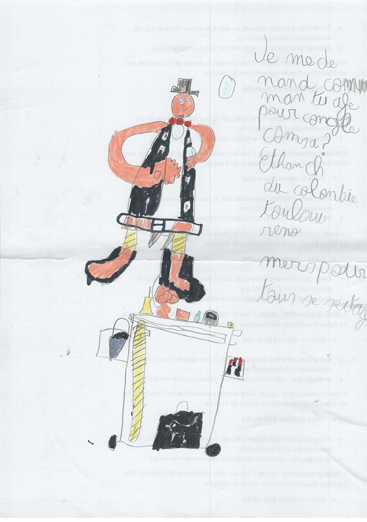 Dessins des enfants de Toulaud de la classe de CE1, Mimages 2021