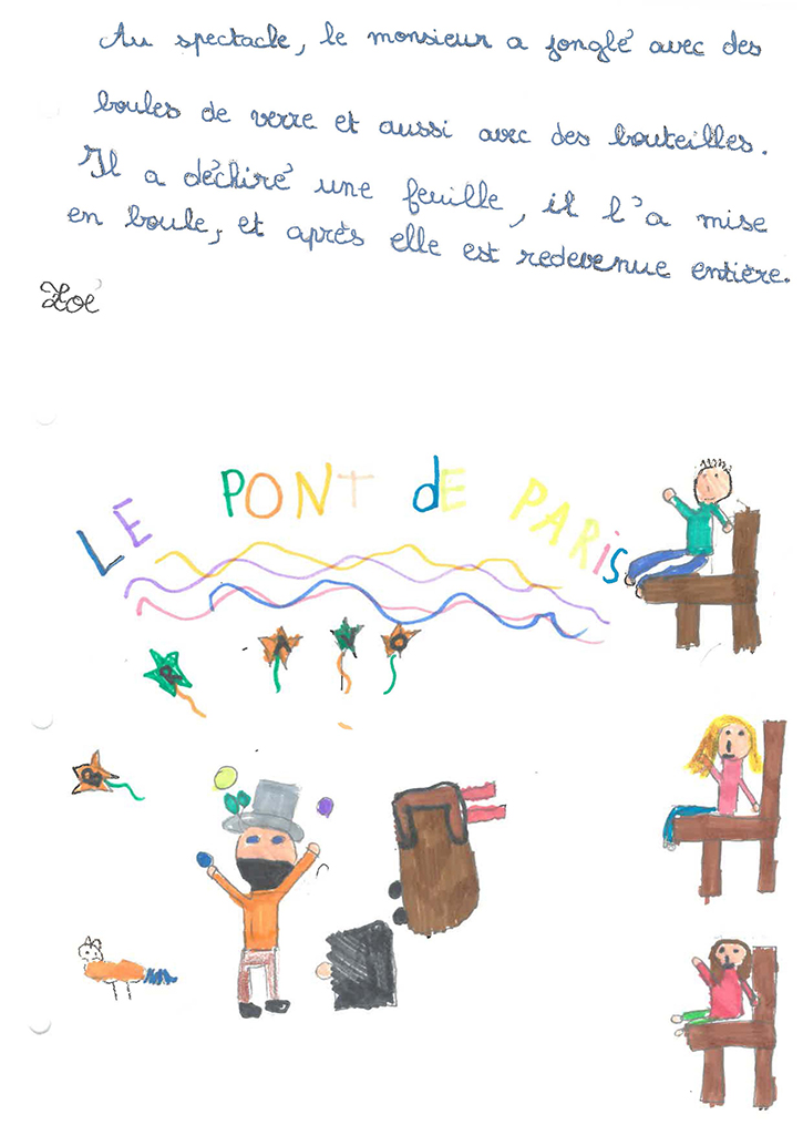 Dessins de ma classe de CE2 de l'école des brémondières de Saint-Péray, Mimages 2021