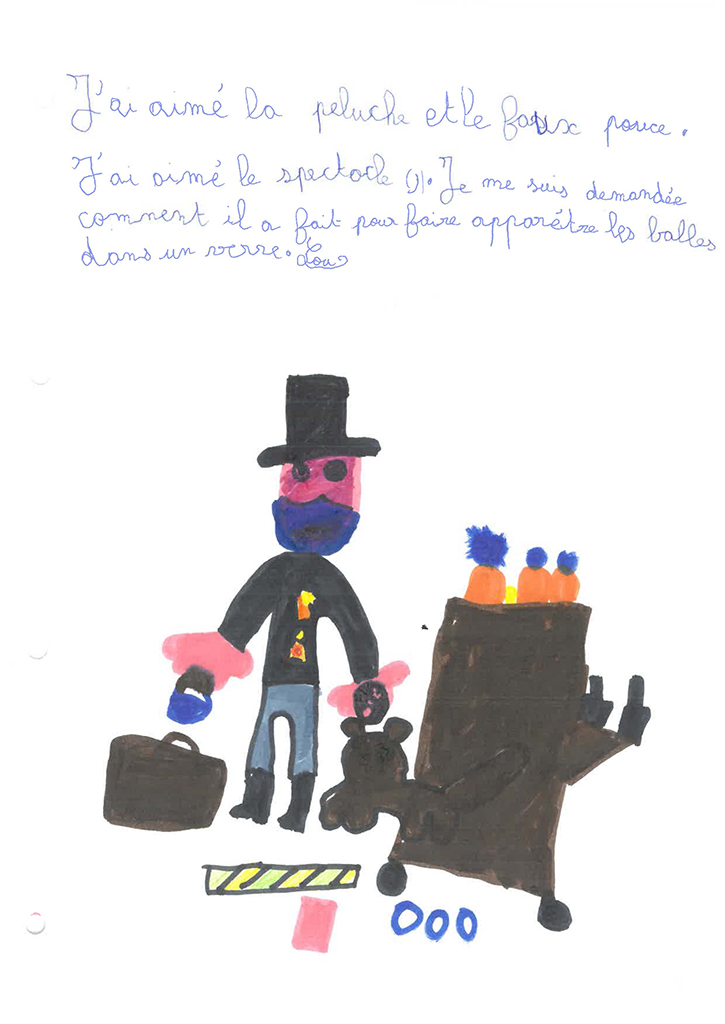 Dessins de ma classe de CE2 de l'école des brémondières de Saint-Péray, Mimages 2021