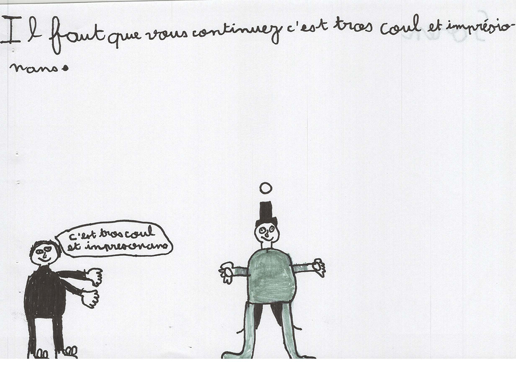 Dessin de l'école de la Savine, Mimages 2021, classe de CE2