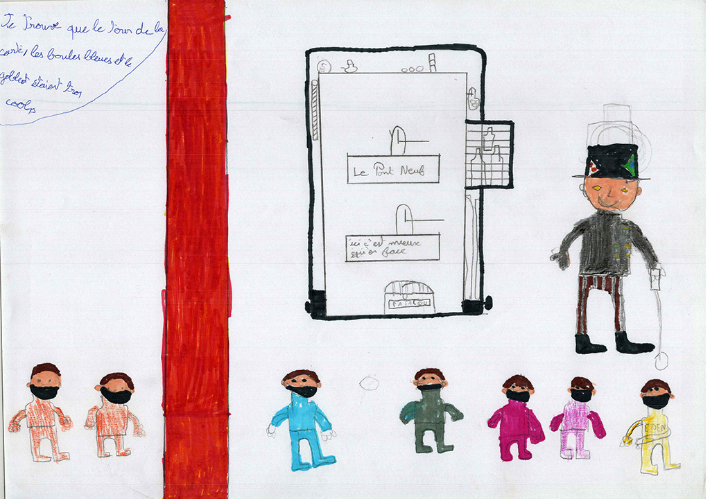 Dessins des enfants de l'école de Saint-Romain-de-Lerps