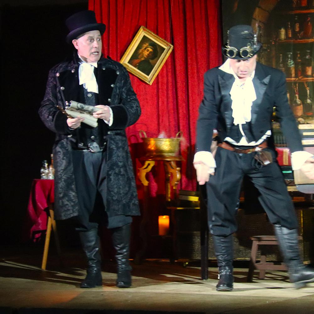Spectacle de la compagnie Zinzoline, "la guilde des enchanteurs"
