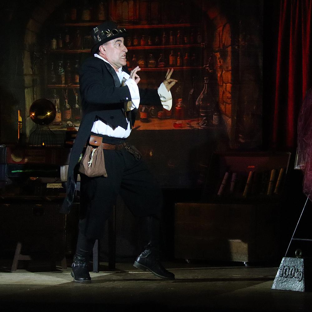 Spectacle de la compagnie Zinzoline, "la guilde des enchanteurs"