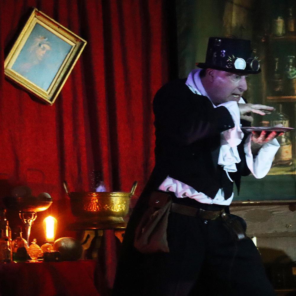 Spectacle de la compagnie Zinzoline, "la guilde des enchanteurs"