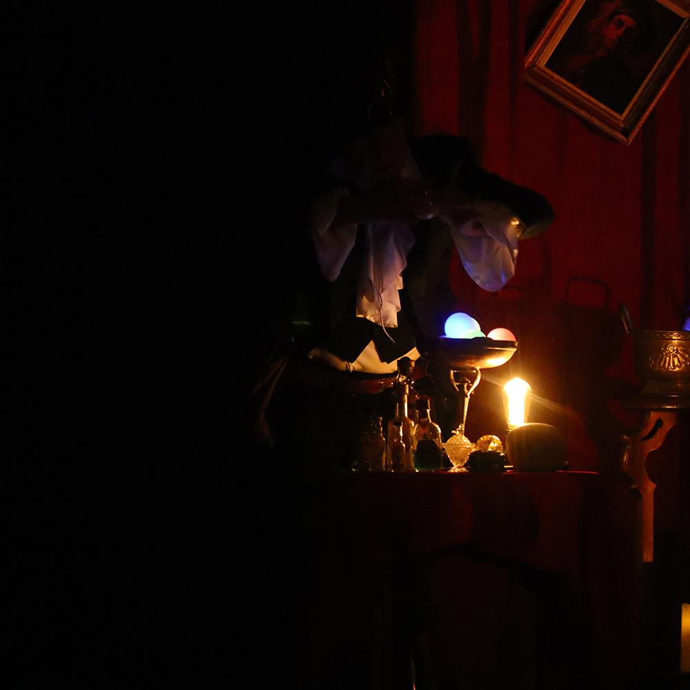 Spectacle de la compagnie Zinzoline, "la guilde des enchanteurs"